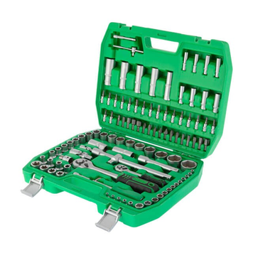 Набор Инструментов INTERTOOL 1/2" & 1/4", 108 ед., углеродистая сталь ET-6108SP фото