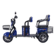 Електроскутер трицикл FORTE TRANSIT-WN1072G 72В 20Аг графеновий синій 162148 фото 2