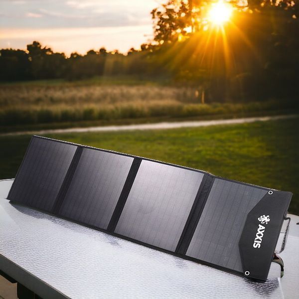 Розкладна сонячна панель 100W 18V 5,6A AXXIS-460-1 AXXIS-460-1 фото