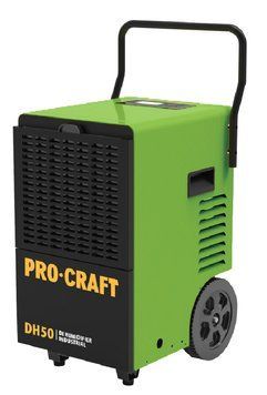 Осушитель воздуха промышленный Procraft DH50L, 50 л/сутки, 900 Вт, 350 м&sup3;/час 000502 фото