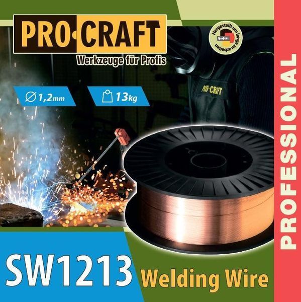 Зварювальний дріт Procraft SW1213 1,2 мм 13 кг SW1213 фото
