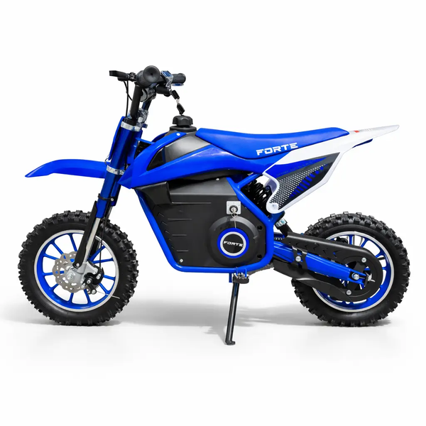 Пітбайк дитячий акумуляторний FORTE PB1000E 36В, 1000Вт, 3 швидкості, дискові гальма, синій 141272 фото