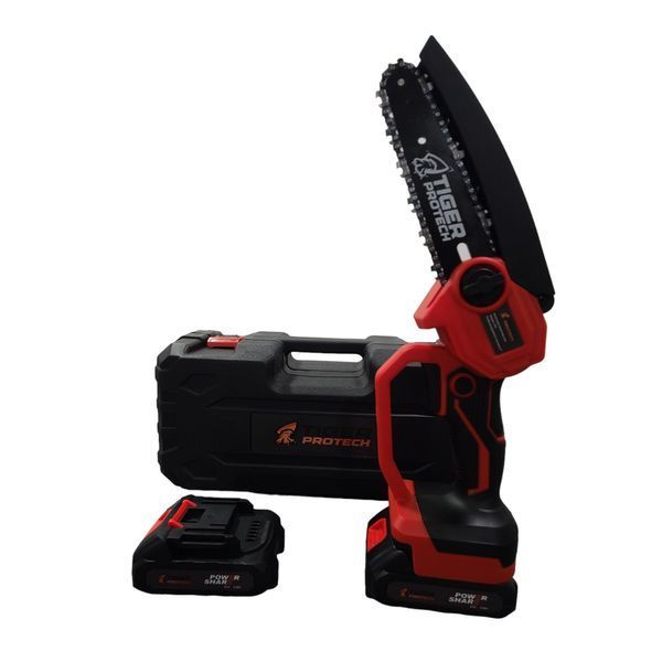 Портативна акумуляторна пилка TigerProTech TD-S011-B, 6 дюймів, безщітковий двигун, без масла, 21 В TD-S011-B фото