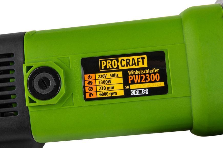 Кутошліфувальна машина Procraft PW2300 230 мм PW2300 фото