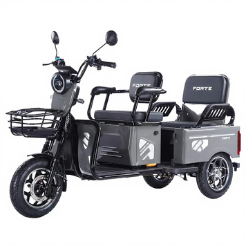 Электроскутер трехколесный Forte CARGO-WN1072 серый 1000W, 72V, 3-местный 163527 фото