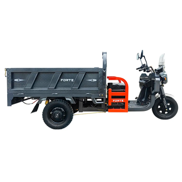 Вантажний електротрицикл FORTE GP-1200-C 60В 45Аг, 1200Вт, до 40 км/год, вантажопідйомність 600 кг, сірий 149589 фото
