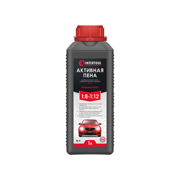 Пена активная для бесконтактной мойки INTERTOOL, 1 л, концентрат 1:8 - 1:12 FS-9021 фото