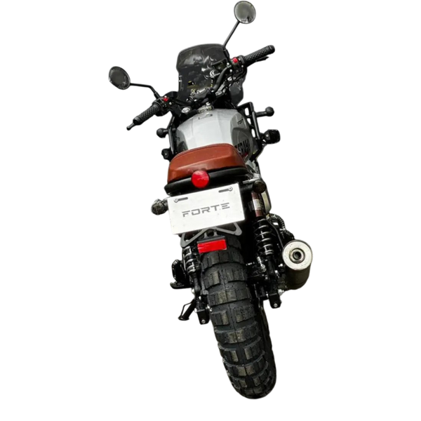 Мотоцикл Forte Scrambler FT300-F6P 285 см&sup3; 6-ступінчастий сірий 141396 фото