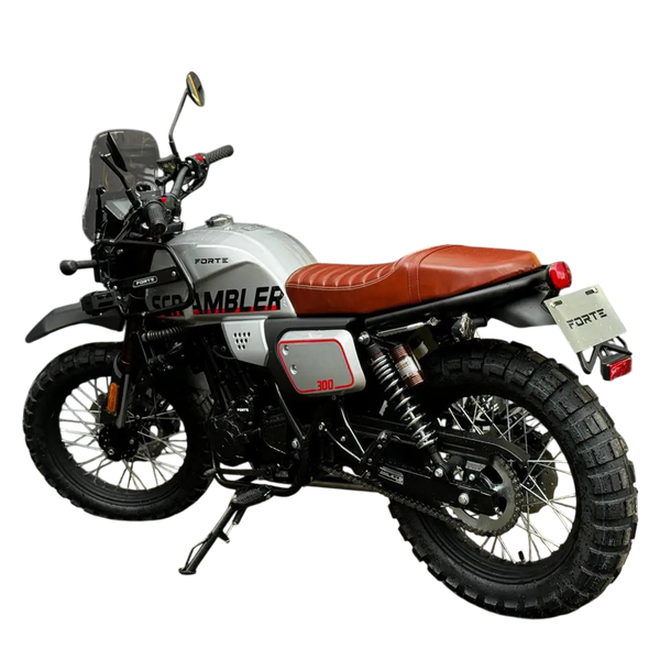 Мотоцикл Forte Scrambler FT300-F6P 285 см&sup3; 6-ступінчастий сірий 141396 фото