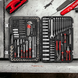 Набір інструментів INTERTOOL STORM, 233 шт., 1/2", 3/8", 1/4", Cr-V ET-8233 фото 2