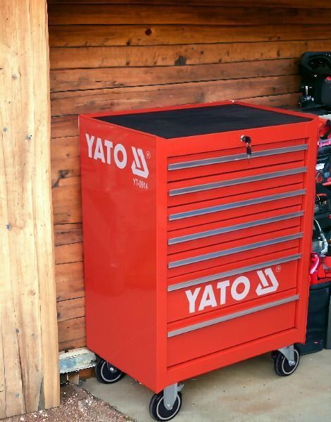 Мобільна тумба для інструментів на колесах YATO YT-0914 YT-0914  фото