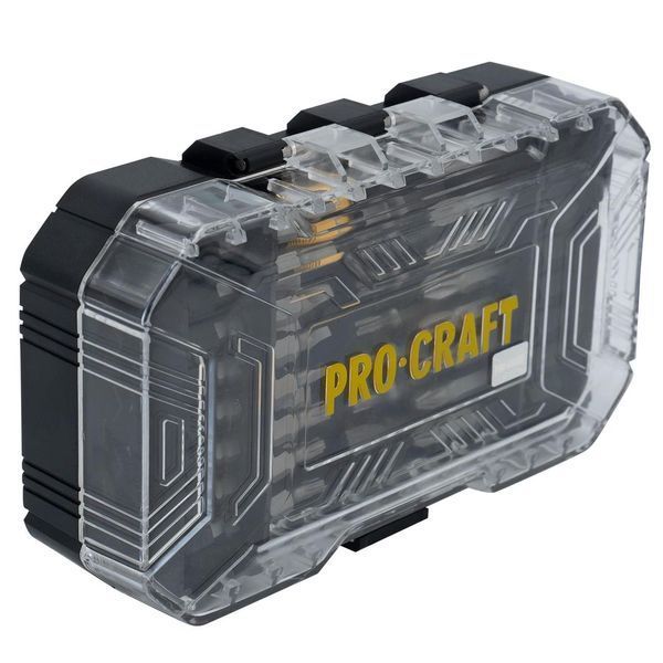 Набор бит Procraft BS37, 37 шт, сталь S2, в кейсе 000037 фото
