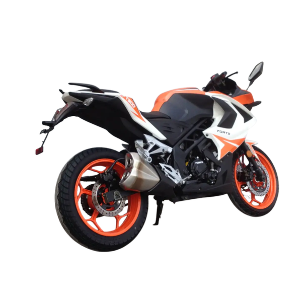 Мотоцикл Forte FT300-R1 285 см&sup3; рідинне охолодження дорожній помаранчево-білий 113668 фото