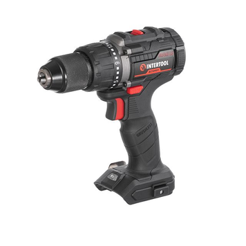 Дриль-шурупокрут акумуляторний з безщітковим двигуном INTERTOOL WT-9360, 20 В, крутний момент 60 Nm, 500/2000 об/хв., патрон 2-13 мм, без ЗП та АКБ WT-9360 фото