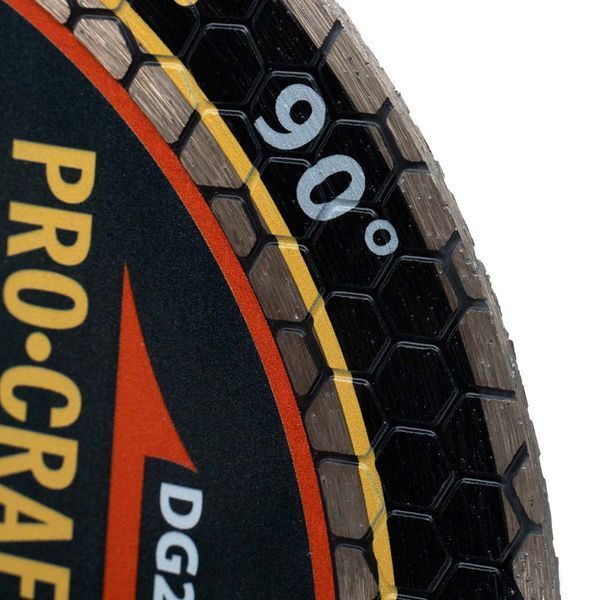 Диск алмазный PROCRAFT DG230 EDGE CUT, 230 мм для плитки, мрамора и гранита DG2300 фото