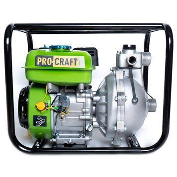 Бензинова мотопомпа Procraft WPH20 Високий тиск, 4-тактний OHV, 163 см&sup3;, 20 м&sup3;/г. WPH20 фото