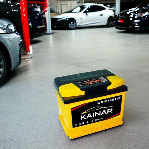 Автомобільний акумулятор Kainar 12В 60Ач 550А(EN) R+ 060 261 0 120 ЖЧ фото