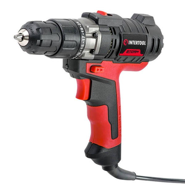 Дриль-шурупокрут INTERTOOL WT-0104, 420 Вт, 0-500/0-1800 об/хв, патрон 0.8-10 мм, 20 Нм WT-0104 фото